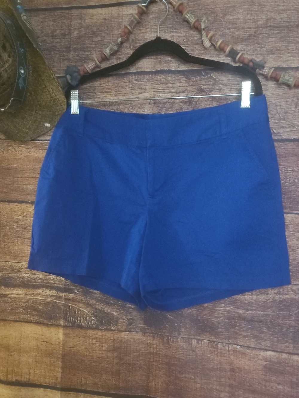 "INC- INTERNATIONAL CONCEPTS" Like New CARRIBEAN BLUE STRETCH DRESS SHORTS SZ 12